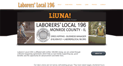 Desktop Screenshot of laborerslocal196.org